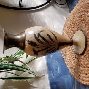 Brass 12in home Decor vase